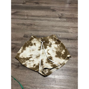 Women's Lululemon Inner Glow Short, Brown Tie Dye size 4